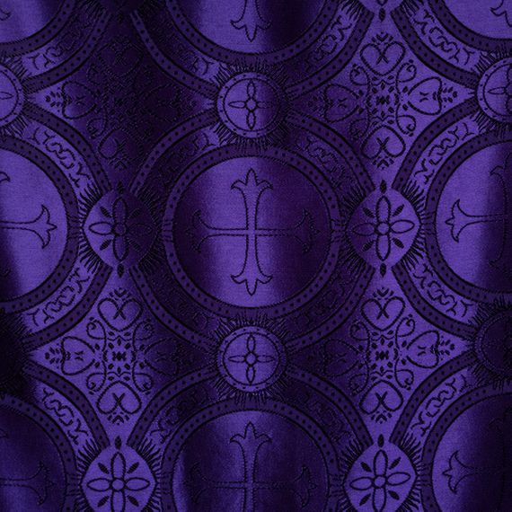 purple church window