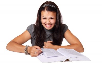 woman reading bible