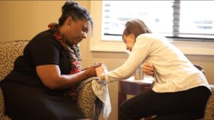 women praying