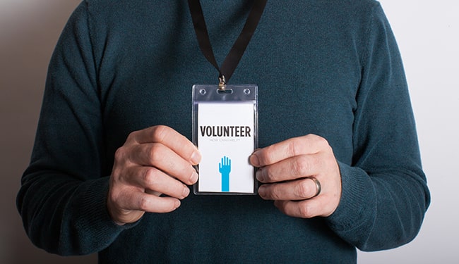 volunteer badge