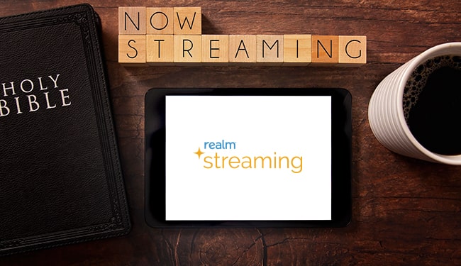 realm streaming on tablet