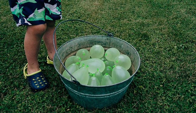 water balloons