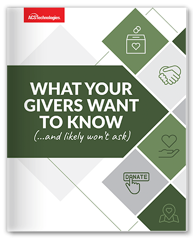 What Givers Want to Know