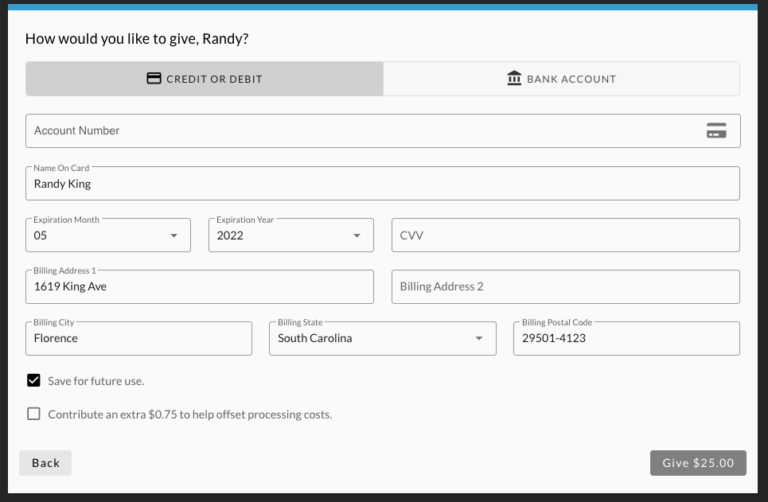 How To Pay Tithes Online Using Realm ACS Technologies
