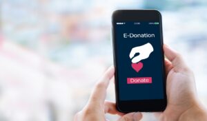 church e-donation notification