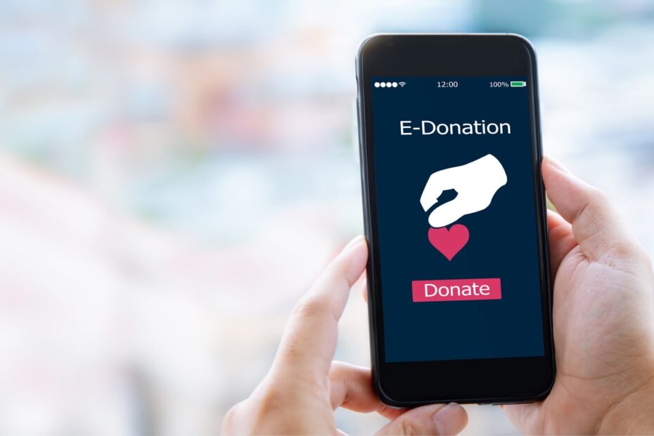 church e-donation notification