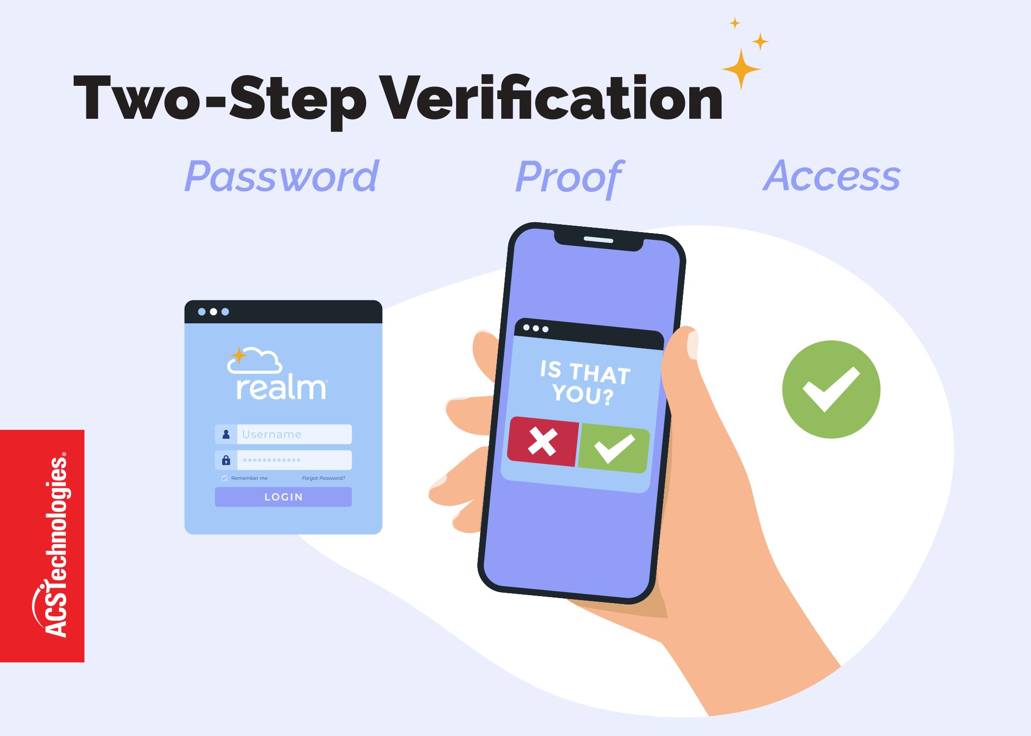 two step verification for realm