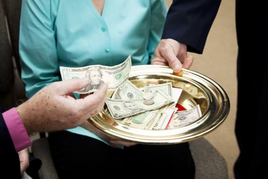 Church tithing and offering