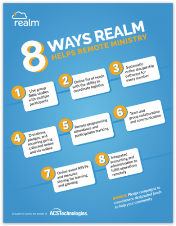 8 ways realm helps remote ministry