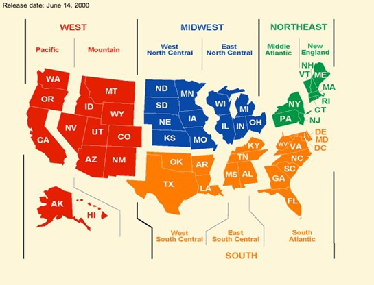 American Beliefs Study Methodology map