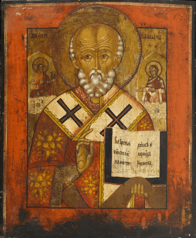 Saint icon painting