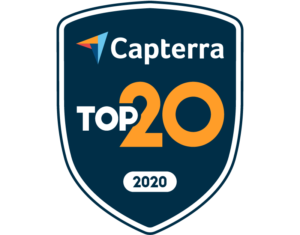 capterra top 20 badge 2020