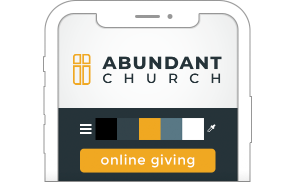 church mobile app branding