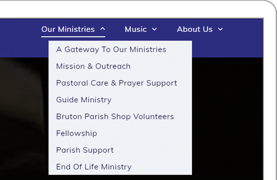 church websites unlimited pages