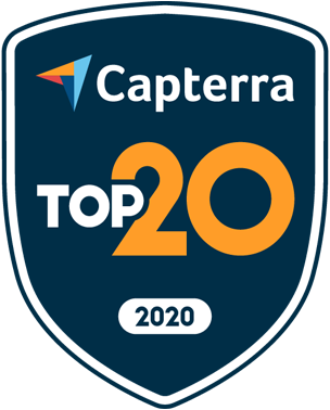 capterra top 20 badge 2020