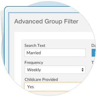 Advanced Searching and Filtering within Your Church Small Groups