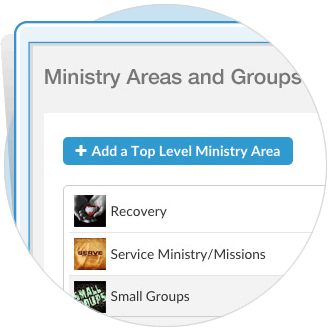 Organize Your Church Small Groups by Ministry Area