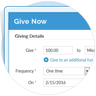 Online Giving with Realm Allows People to Donate to Your Church 24/7