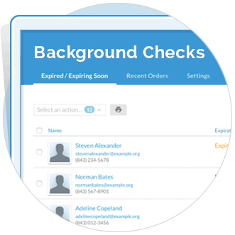 Integrated Background Checks Verify that a Volunteer is Ready to Serve