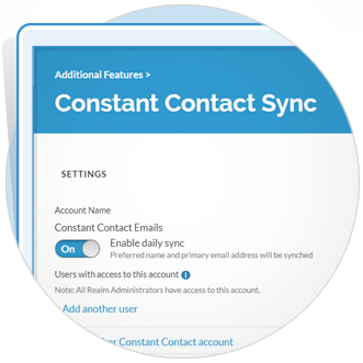 realm constant contact sync