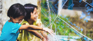 kids playing in water