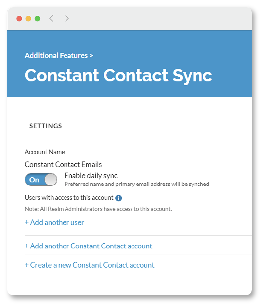 realm constant contact sync