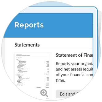 realm financial reporting