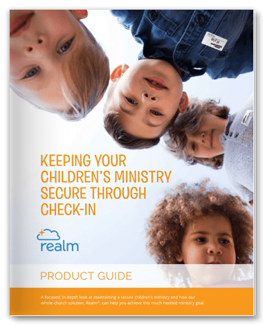 keeping your children's ministry secure through check-in