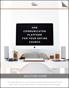 one communication platform for your entire church