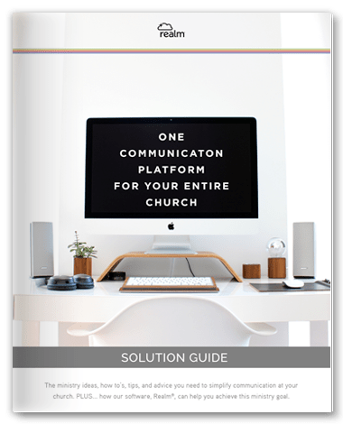 one communication platform for your entire church
