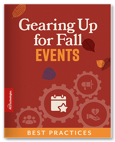 gearing up for fall events
