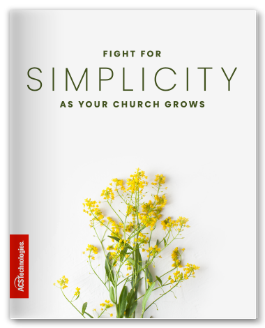 Fight for Simplicity as Your Church Grows guide
