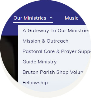 unlimited pages church website