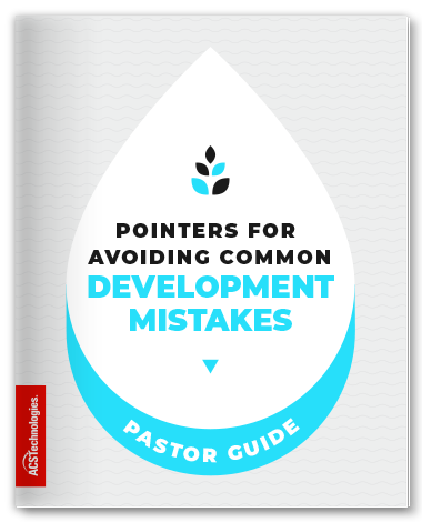 pointers for avoiding common development mistakes pastor guide