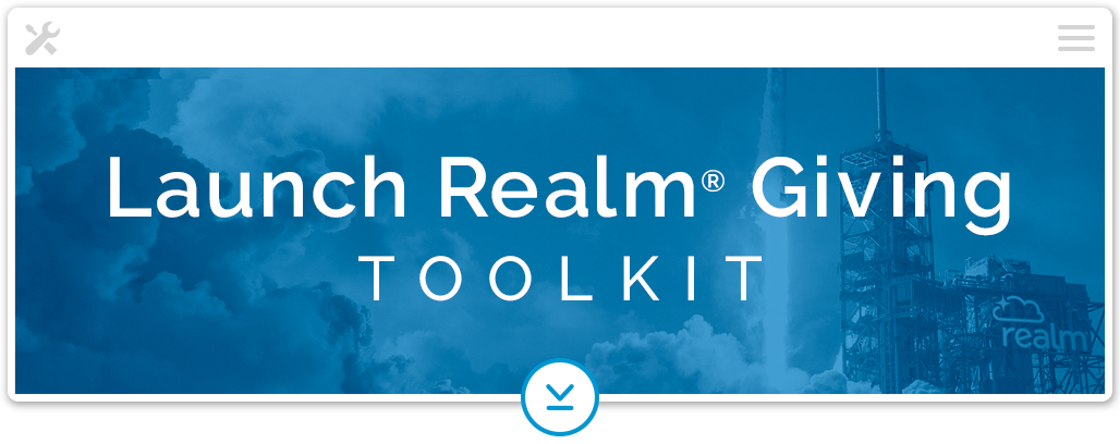 launch realm giving toolkit