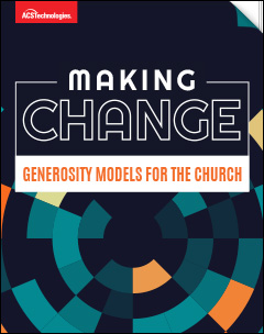 making change generosity models for the church guide