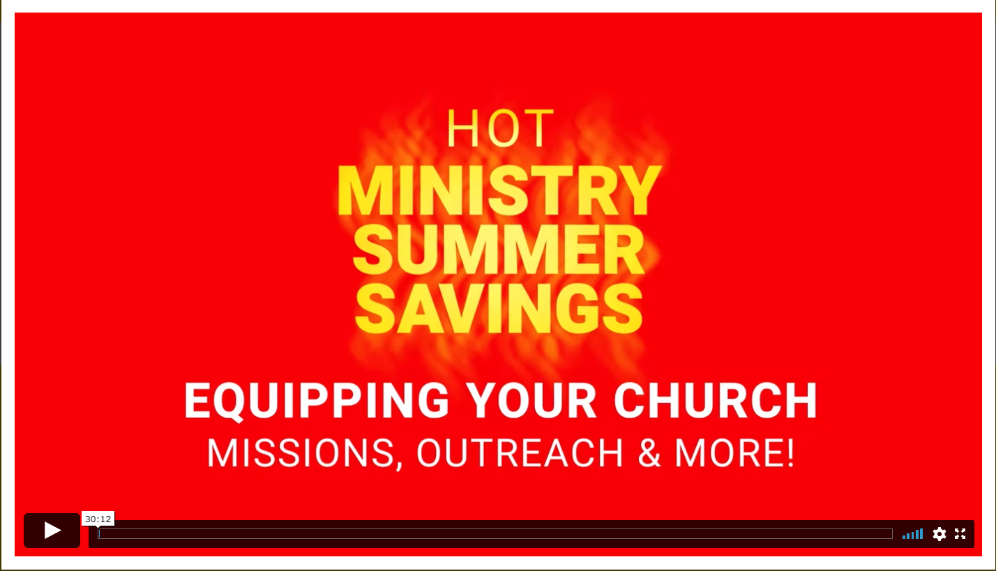 hot ministry summer savings