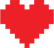 red heart icon 8 bit